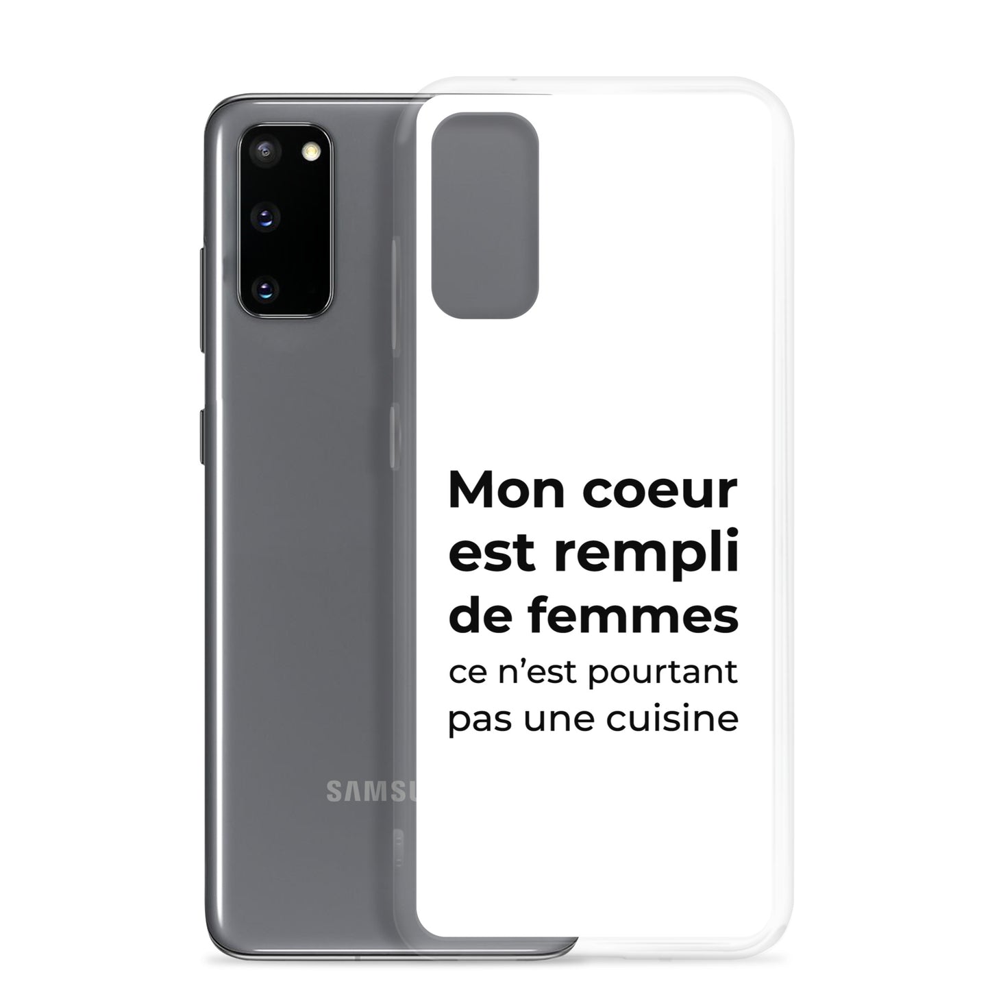 Coque Samsung Mon cœur est rempli de femmes ce n'est pourtant pas une cuisine Sedurro