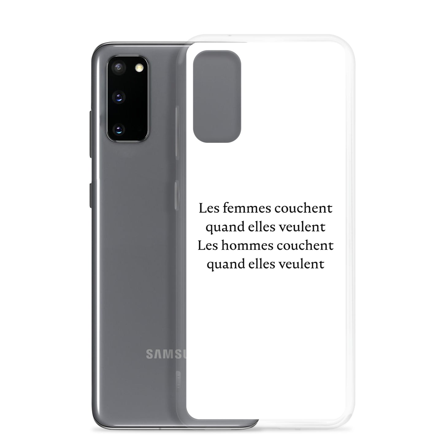 Coque Samsung Les femmes couchent quand elles veulent les hommes couchent quand elles veulent Sedurro