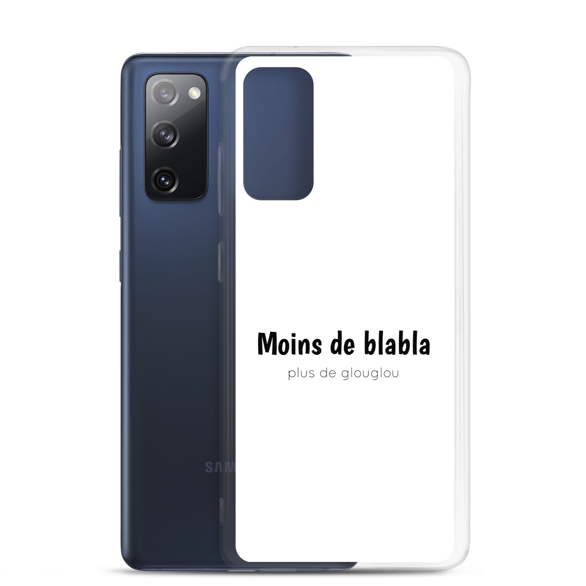 Coque Samsung Moins de blabla plus de glouglou - Sedurro