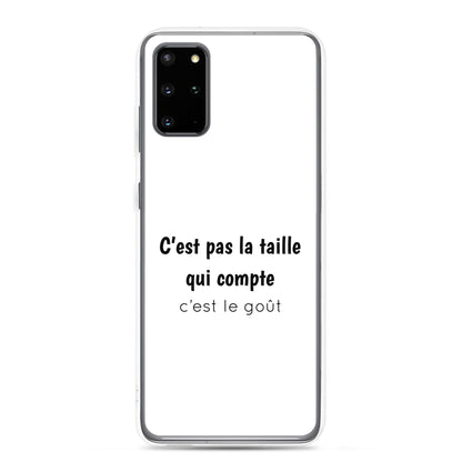 Coque Samsung C'est pas la taille qui compte c'est le goût - Sedurro