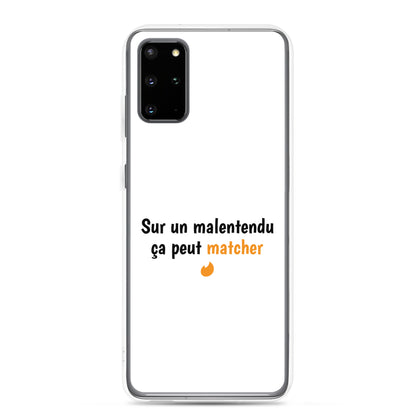 Coque Samsung Sur un malentendu ça peut matcher - Sedurro