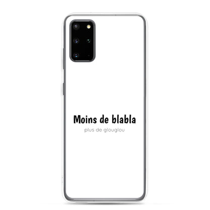 Coque Samsung Moins de blabla plus de glouglou - Sedurro