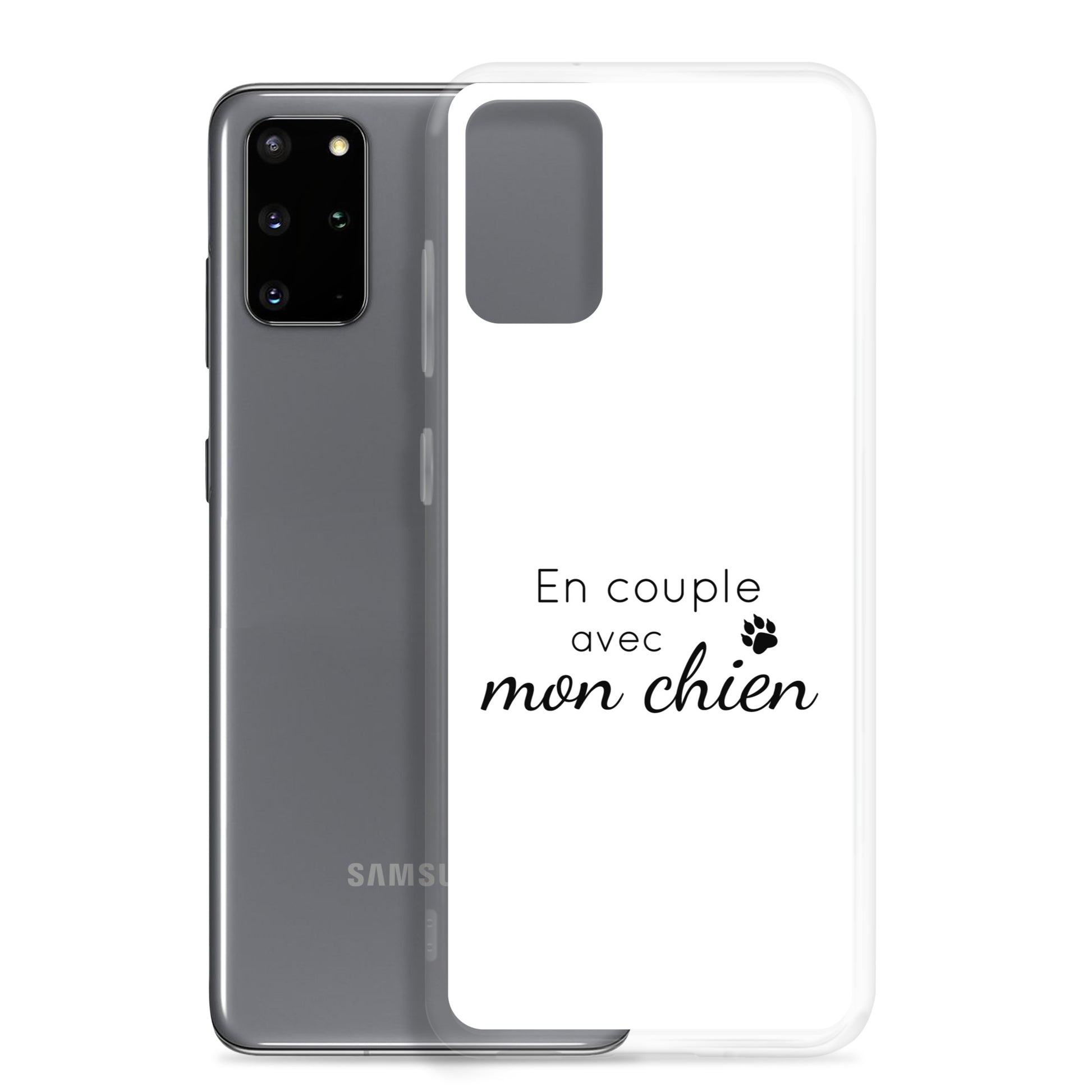 Coque Samsung En couple avec mon chien - Sedurro