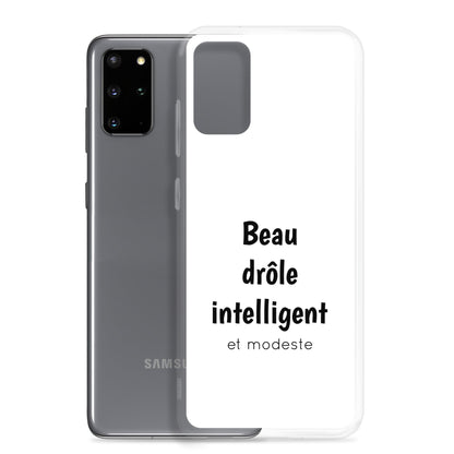 Coque Samsung Beau drôle intelligent et modeste - Sedurro