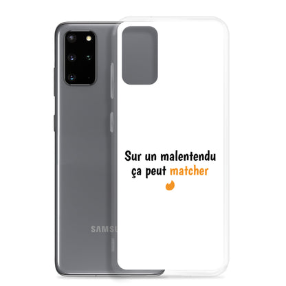 Coque Samsung Sur un malentendu ça peut matcher - Sedurro