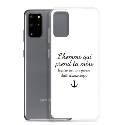 Coque Samsung L'homme qui prend ta mère assise sur une grosse bitte d'amarrage