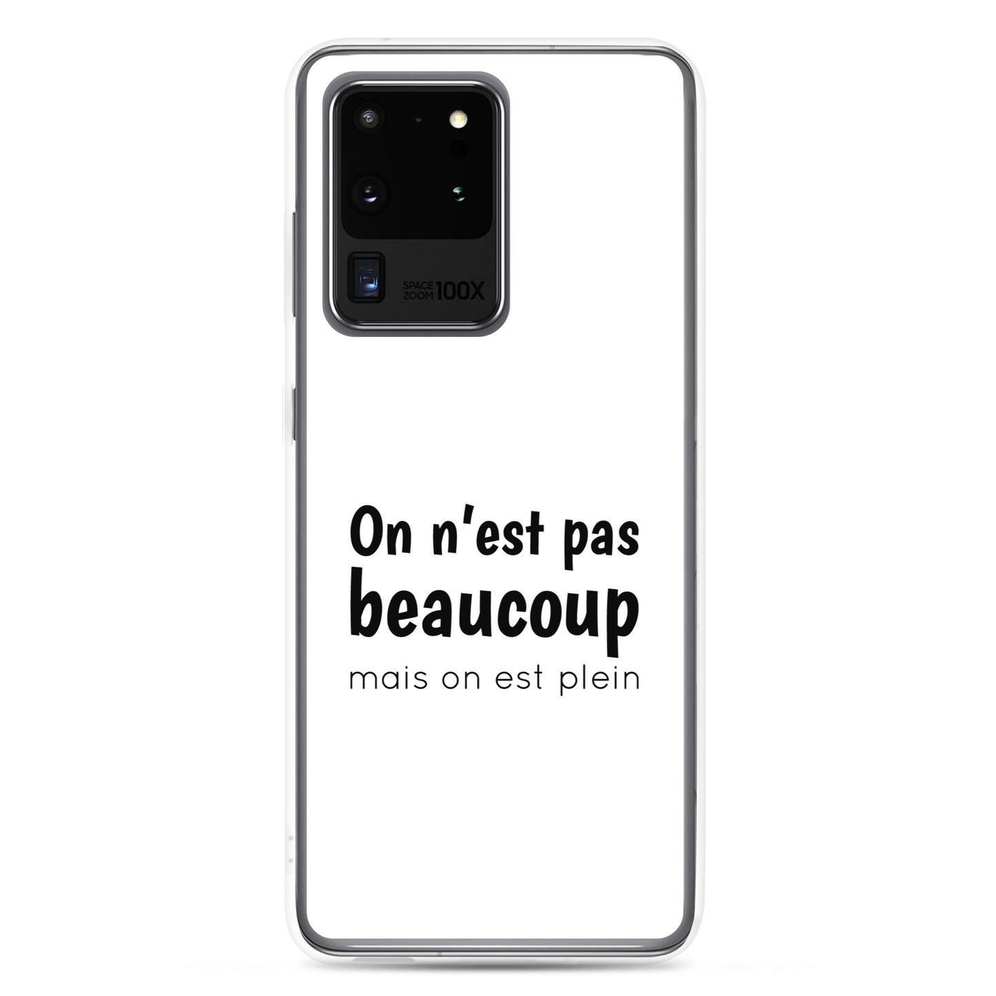 Coque Samsung On n'est pas beaucoup mais on est plein - Sedurro