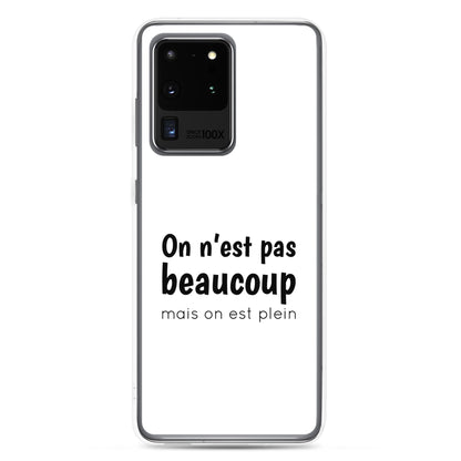 Coque Samsung On n'est pas beaucoup mais on est plein - Sedurro