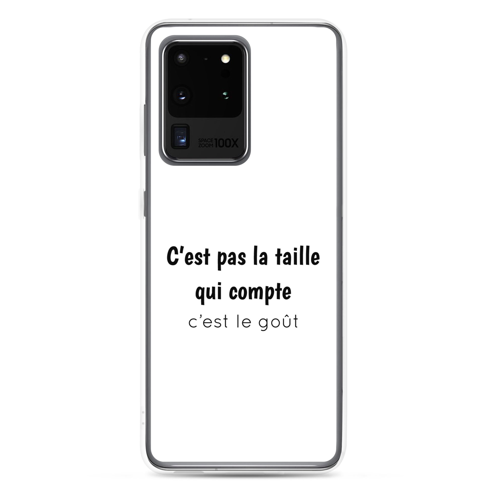 Coque Samsung C'est pas la taille qui compte c'est le goût - Sedurro