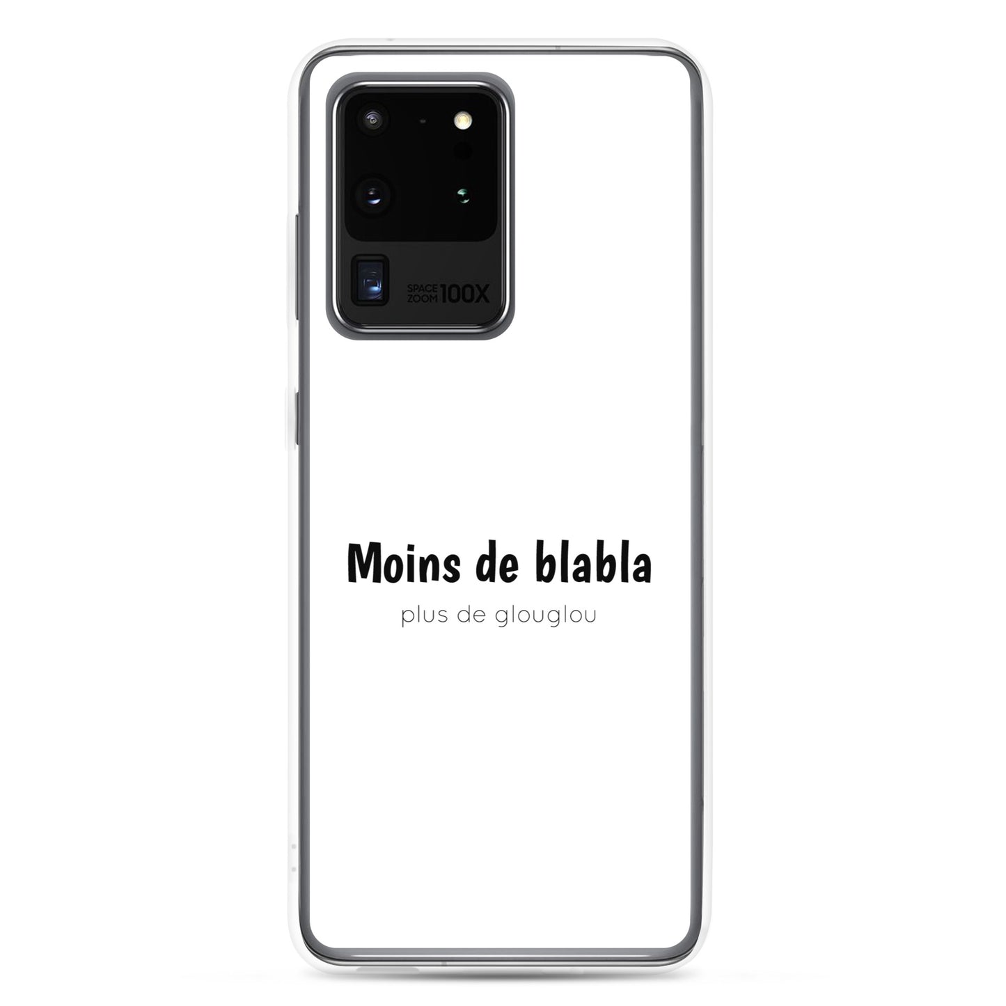 Coque Samsung Moins de blabla plus de glouglou - Sedurro