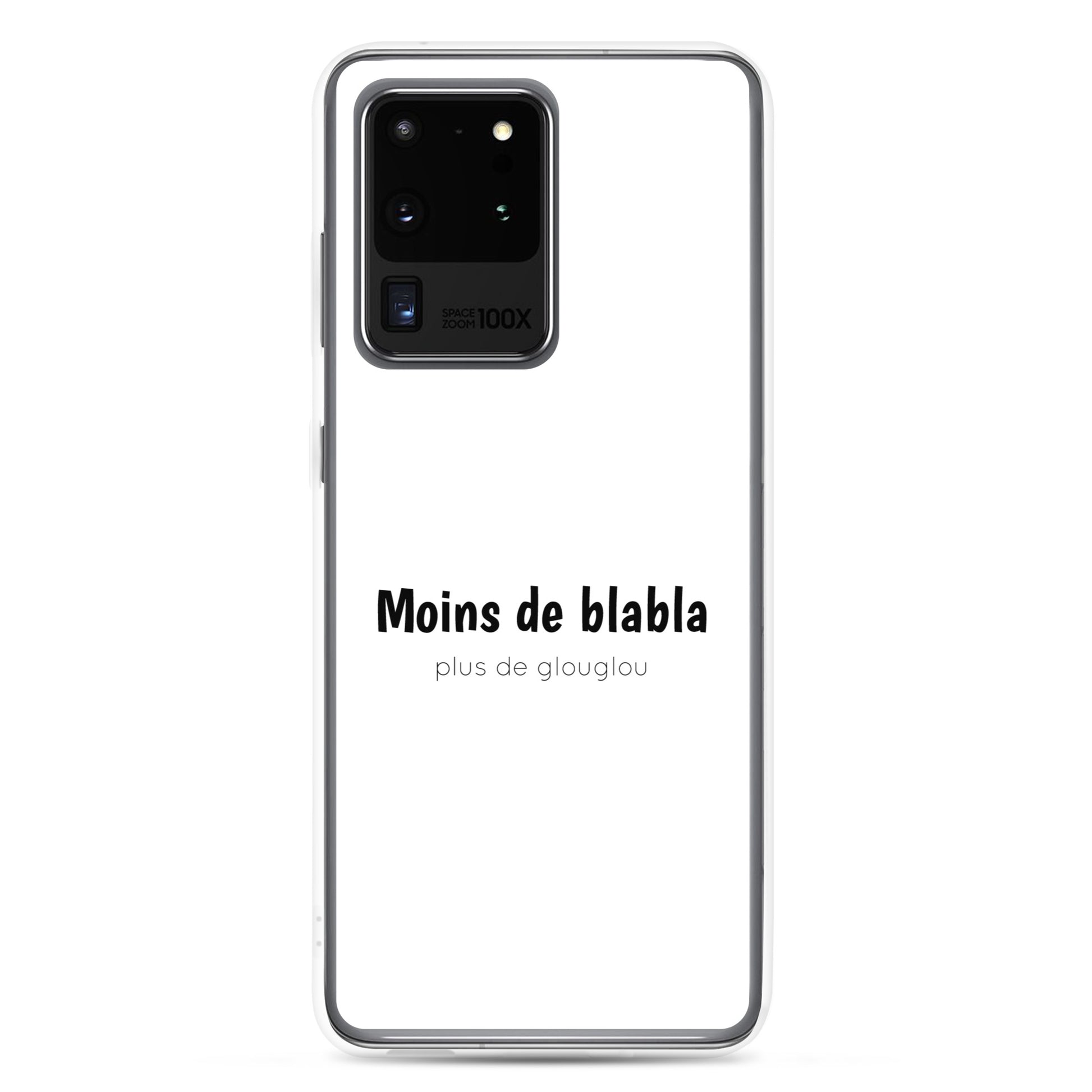 Coque Samsung Moins de blabla plus de glouglou - Sedurro