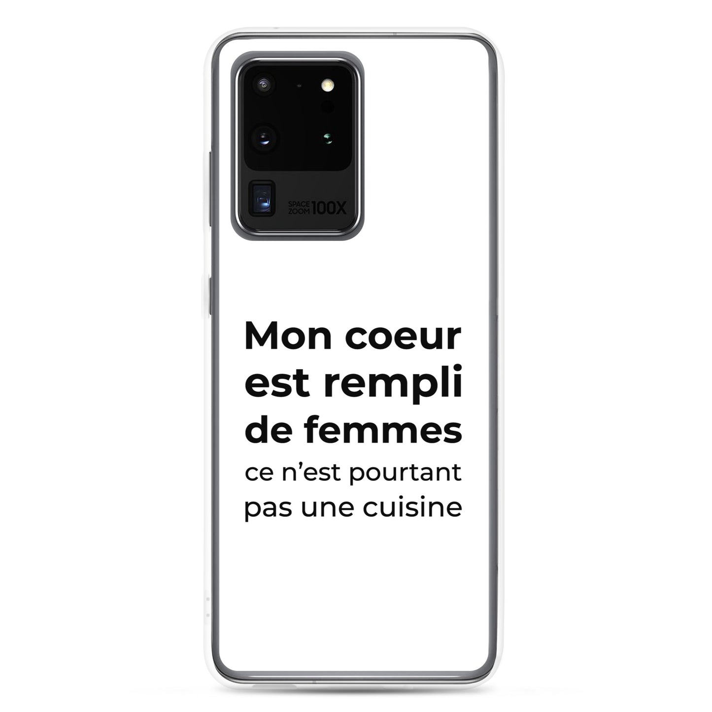 Coque Samsung Mon cœur est rempli de femmes ce n'est pourtant pas une cuisine Sedurro