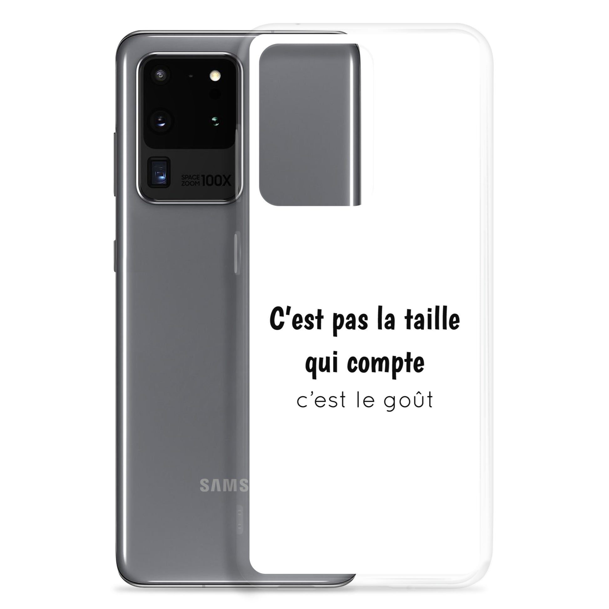 Coque Samsung C'est pas la taille qui compte c'est le goût - Sedurro