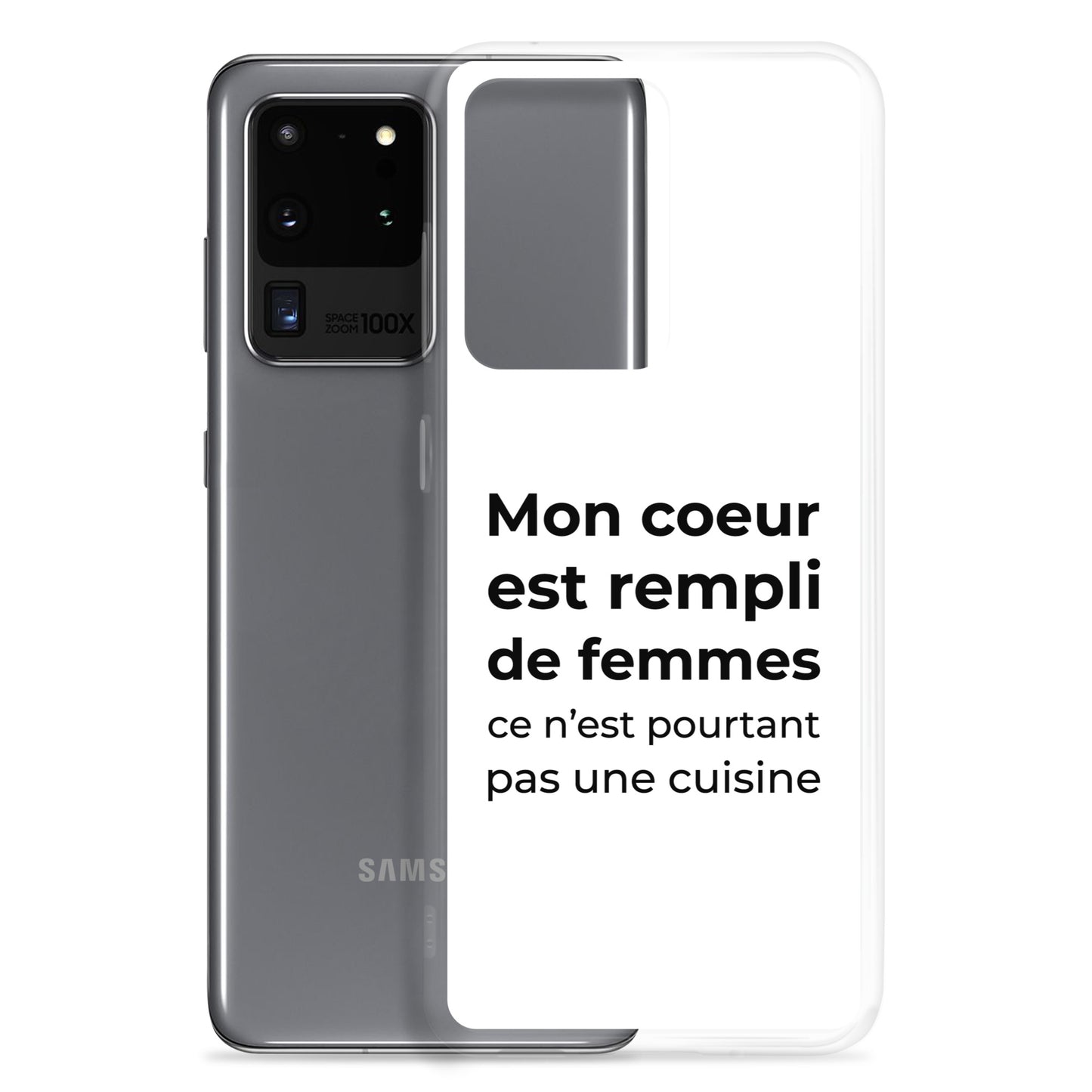 Coque Samsung Mon cœur est rempli de femmes ce n'est pourtant pas une cuisine Sedurro