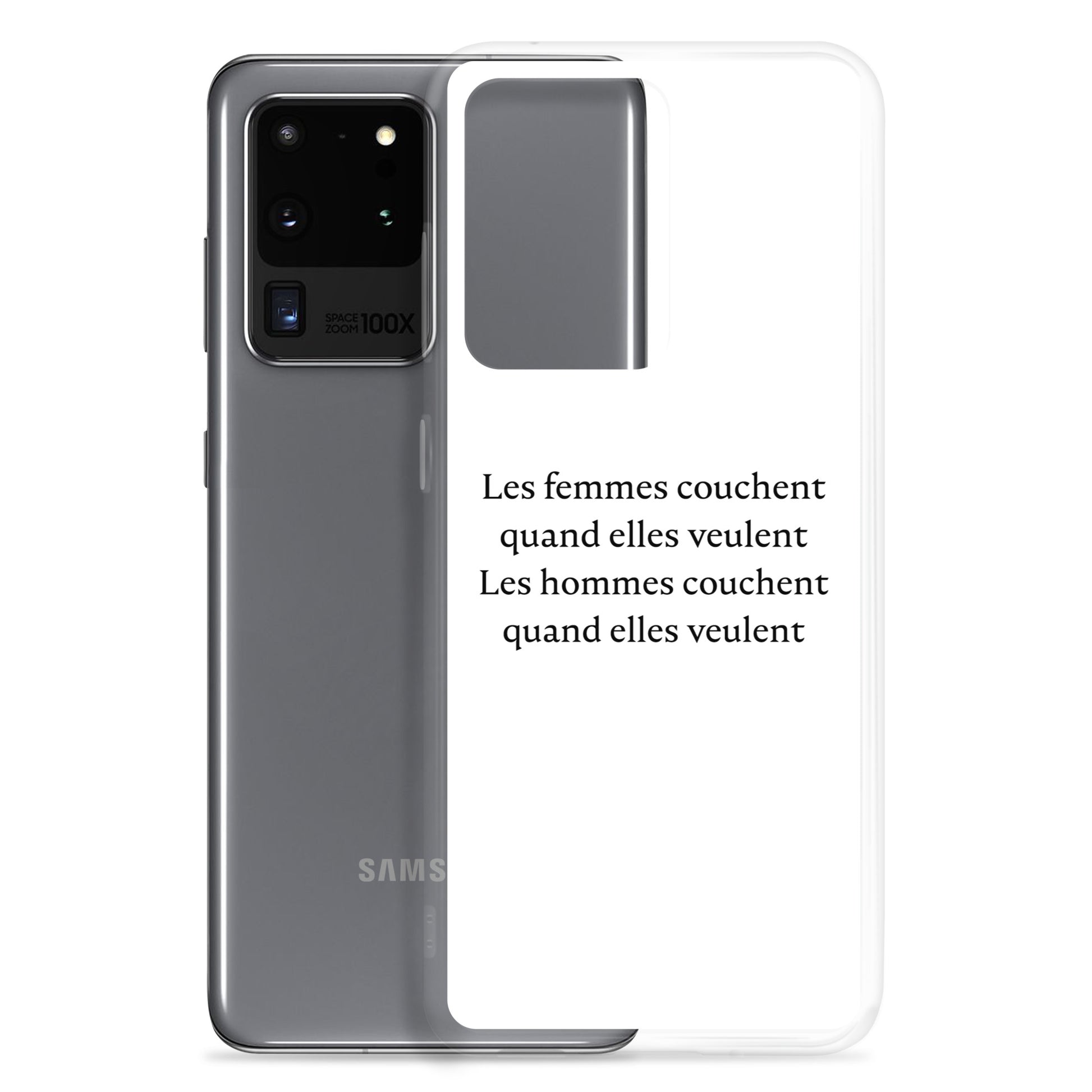 Coque Samsung Les femmes couchent quand elles veulent les hommes couchent quand elles veulent Sedurro