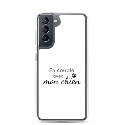 Coque Samsung En couple avec mon chien - Sedurro