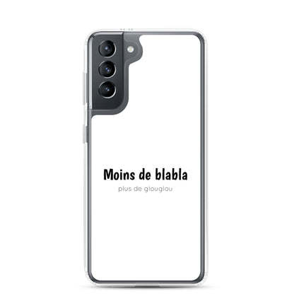 Coque Samsung Moins de blabla plus de glouglou - Sedurro