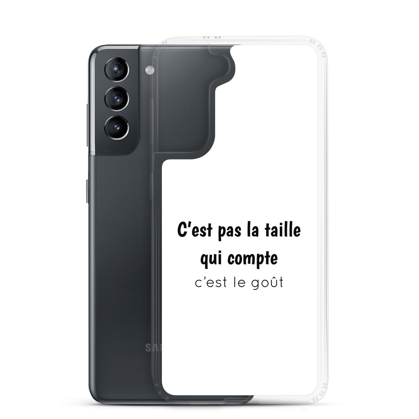 Coque Samsung C'est pas la taille qui compte c'est le goût - Sedurro