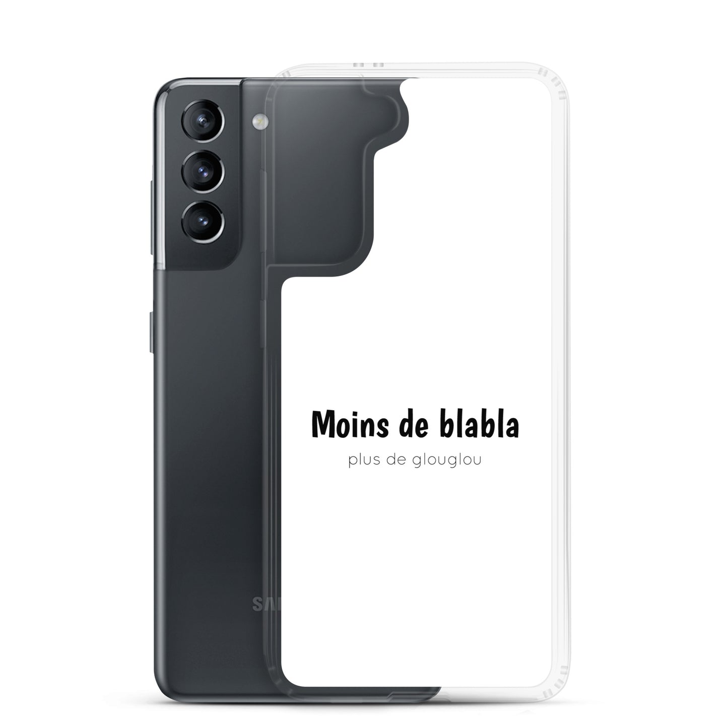 Coque Samsung Moins de blabla plus de glouglou - Sedurro