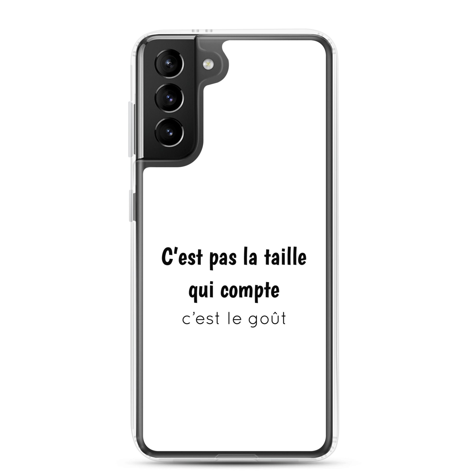 Coque Samsung C'est pas la taille qui compte c'est le goût - Sedurro