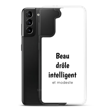 Coque Samsung Beau drôle intelligent et modeste - Sedurro