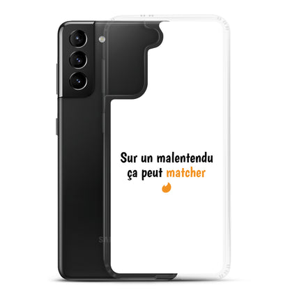 Coque Samsung Sur un malentendu ça peut matcher - Sedurro