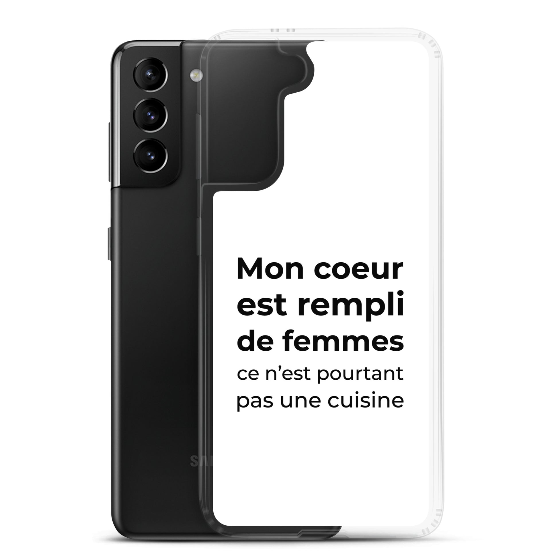 Coque Samsung Mon cœur est rempli de femmes ce n'est pourtant pas une cuisine Sedurro