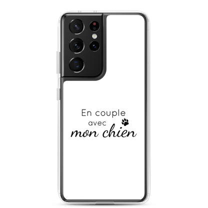 Coque Samsung En couple avec mon chien - Sedurro