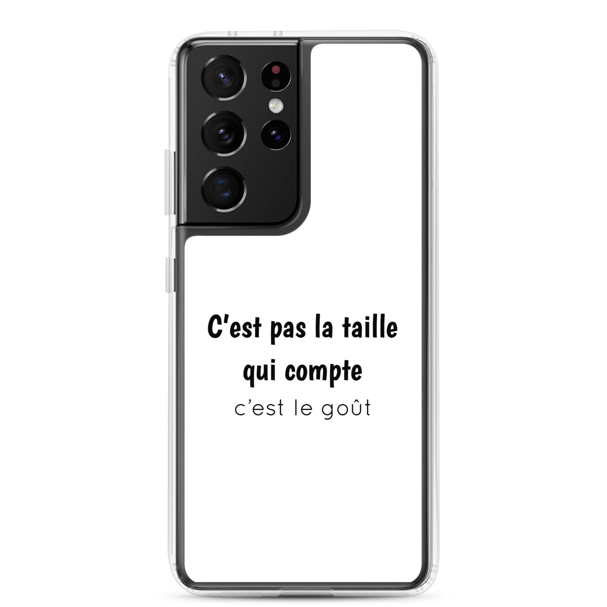 Coque Samsung C'est pas la taille qui compte c'est le goût - Sedurro