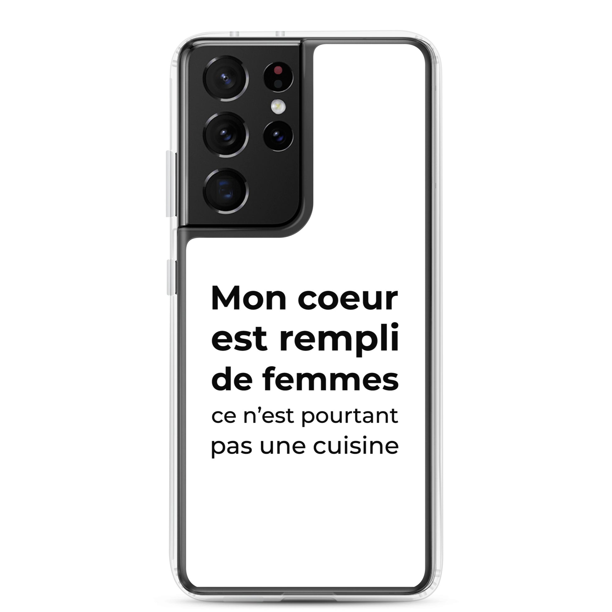 Coque Samsung Mon cœur est rempli de femmes ce n'est pourtant pas une cuisine Sedurro