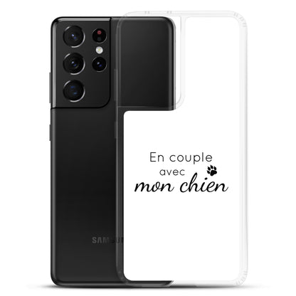 Coque Samsung En couple avec mon chien - Sedurro