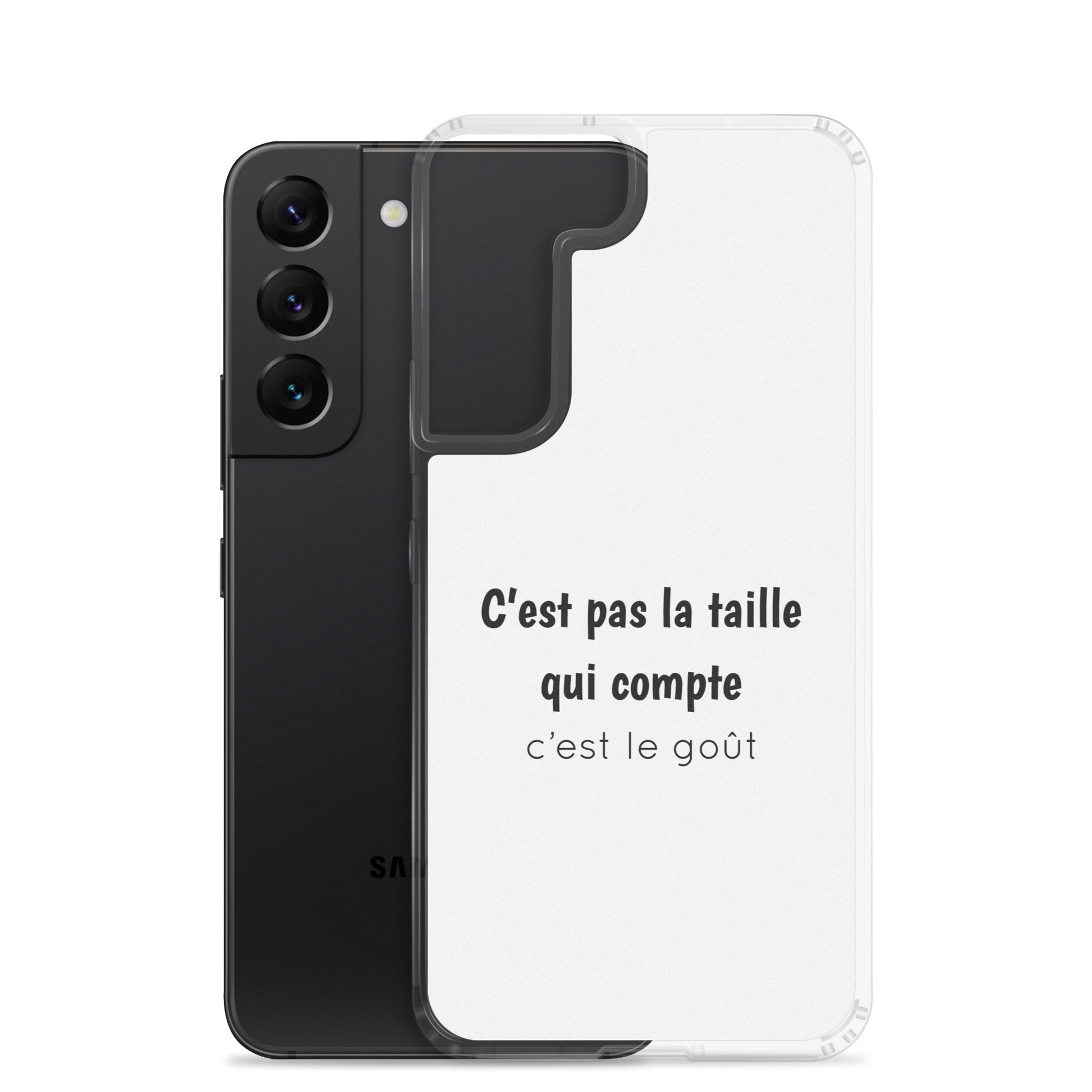 Coque Samsung C'est pas la taille qui compte c'est le goût - Sedurro