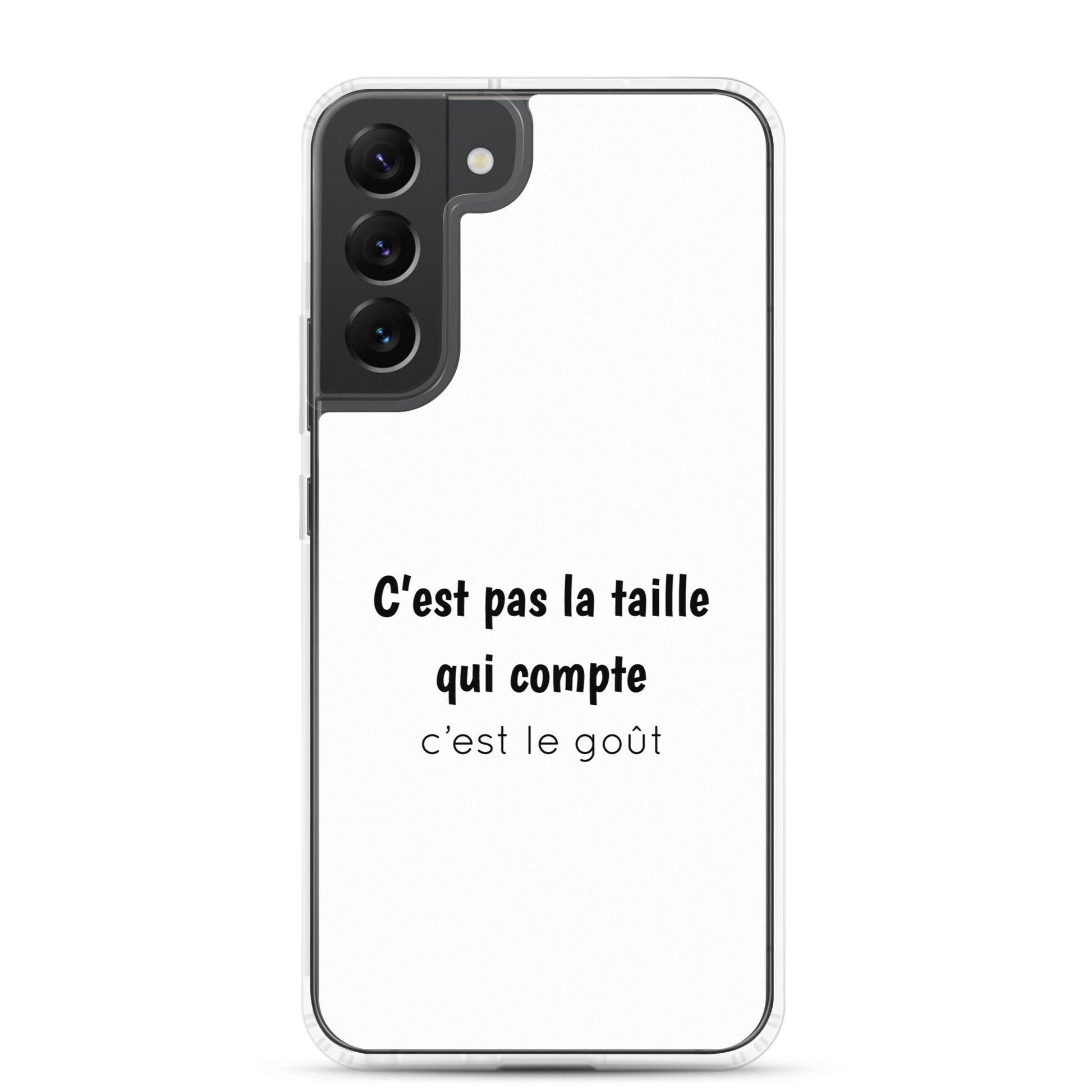 Coque Samsung C'est pas la taille qui compte c'est le goût - Sedurro