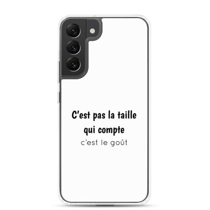 Coque Samsung C'est pas la taille qui compte c'est le goût - Sedurro