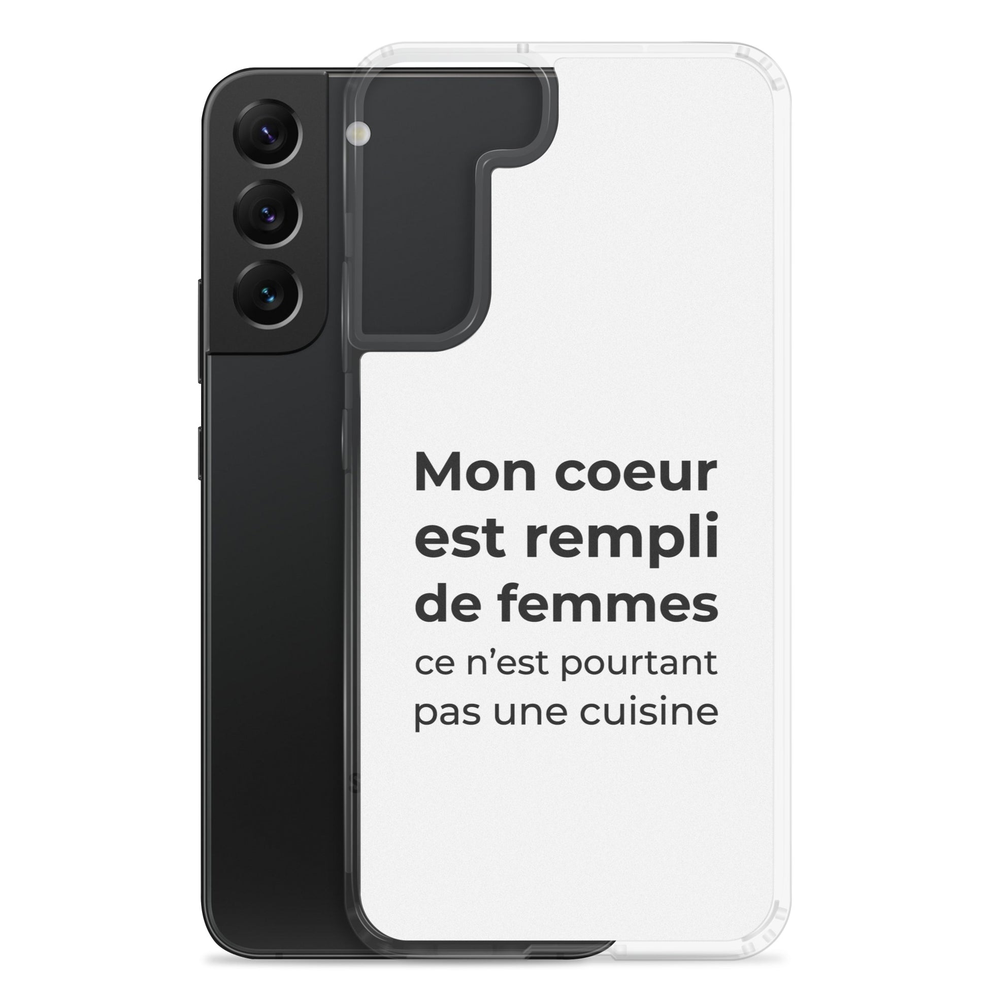 Coque Samsung Mon cœur est rempli de femmes ce n'est pourtant pas une cuisine Sedurro