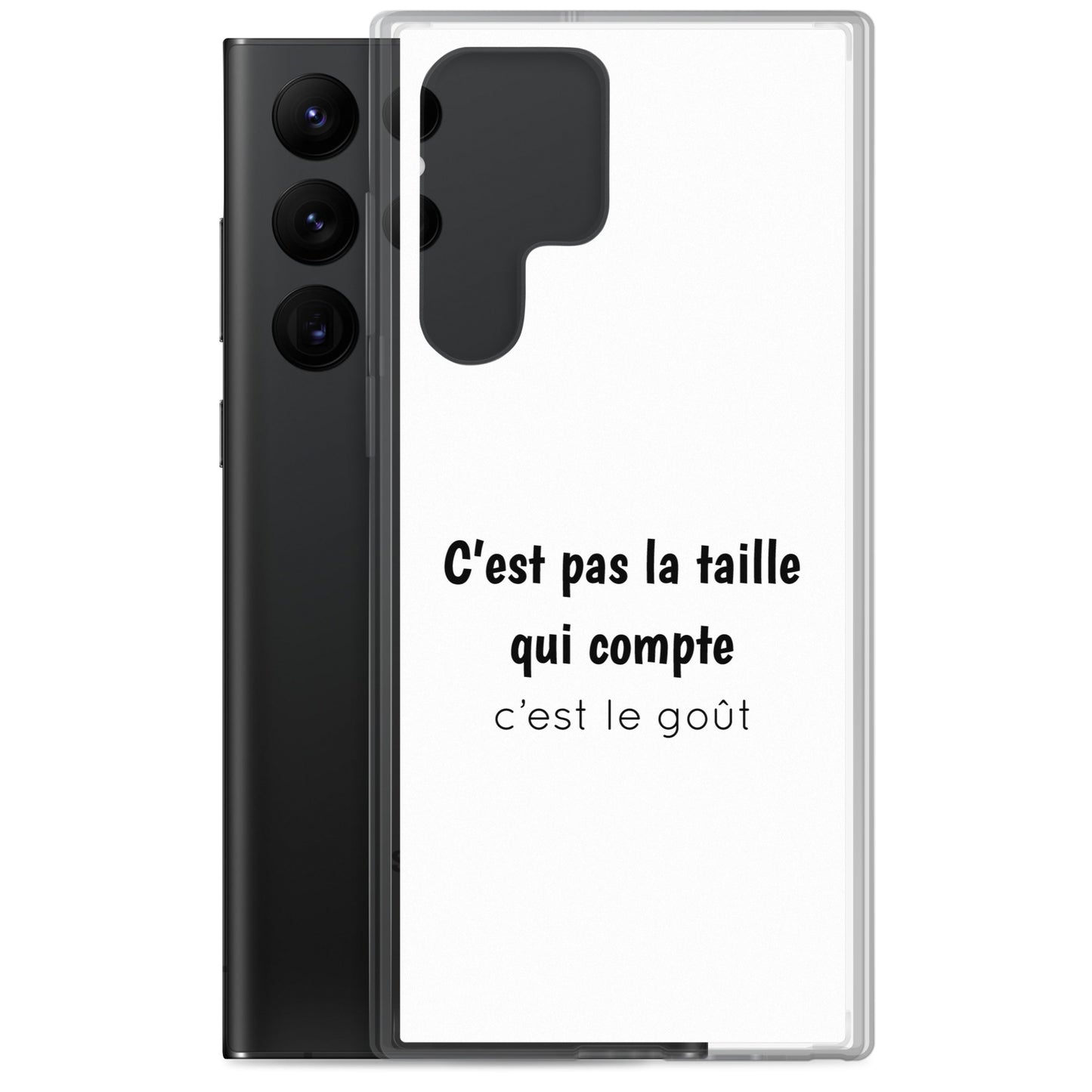 Coque Samsung C'est pas la taille qui compte c'est le goût - Sedurro