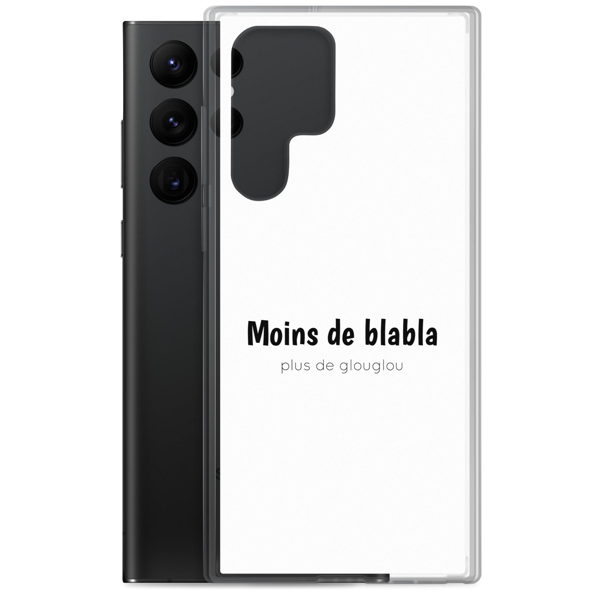 Coque Samsung Moins de blabla plus de glouglou - Sedurro