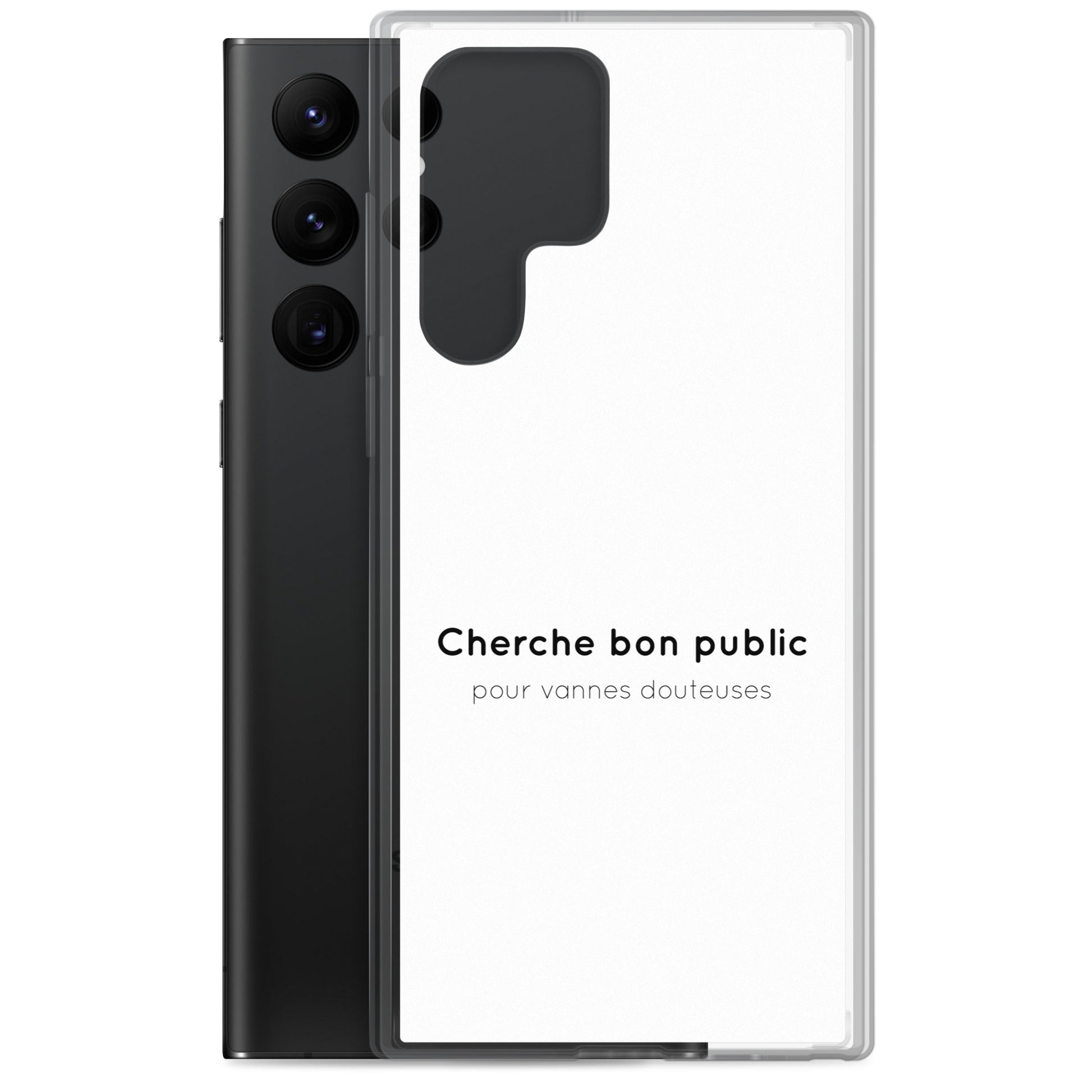 Coque Samsung Cherche bon public pour vannes douteuses - Sedurro