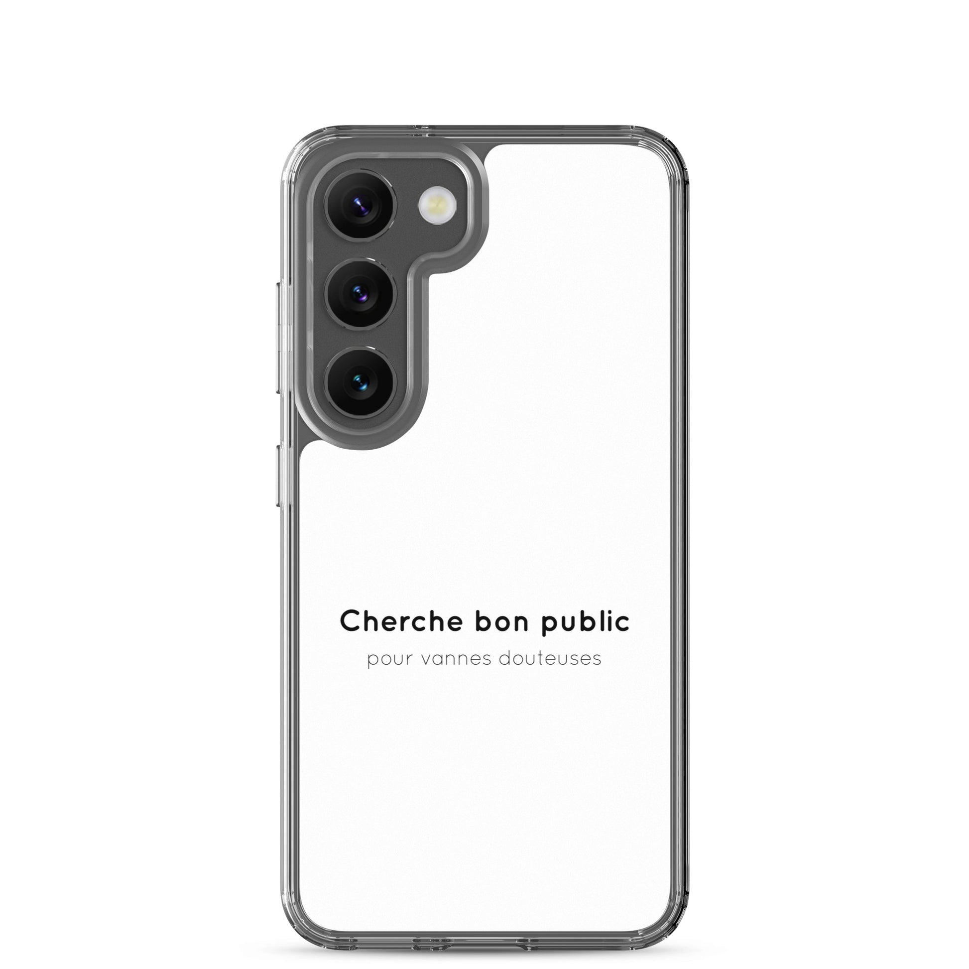 Coque Samsung Cherche bon public pour vannes douteuses - Sedurro