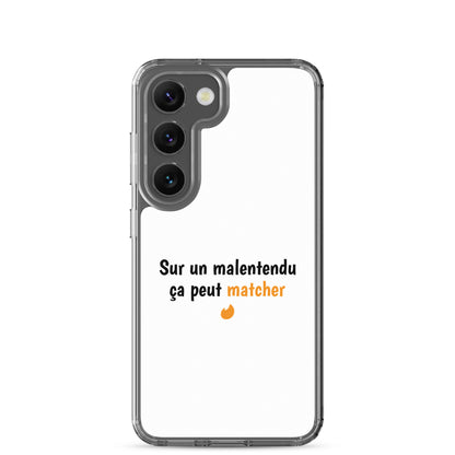 Coque Samsung Sur un malentendu ça peut matcher - Sedurro