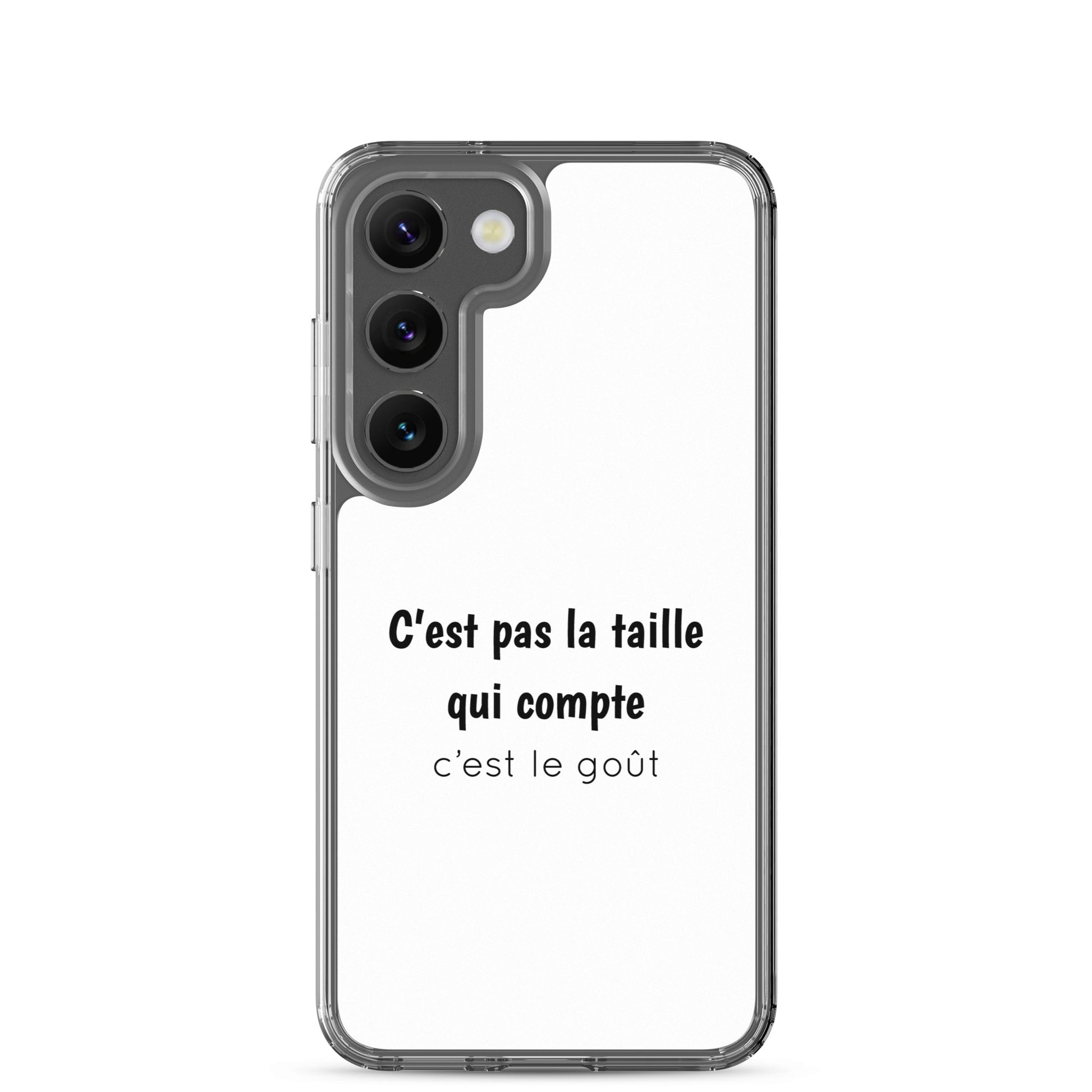 Coque Samsung C'est pas la taille qui compte c'est le goût - Sedurro