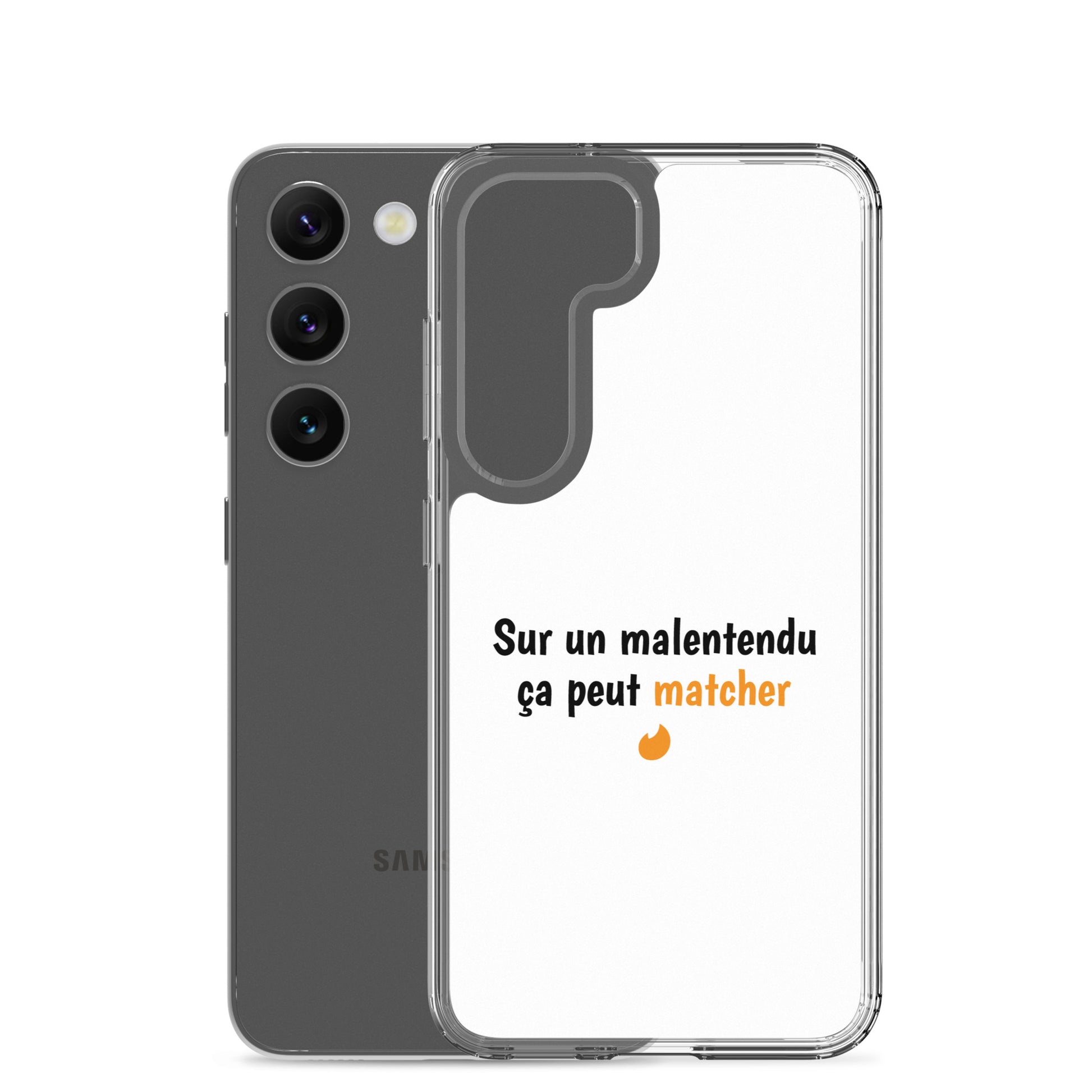 Coque Samsung Sur un malentendu ça peut matcher - Sedurro