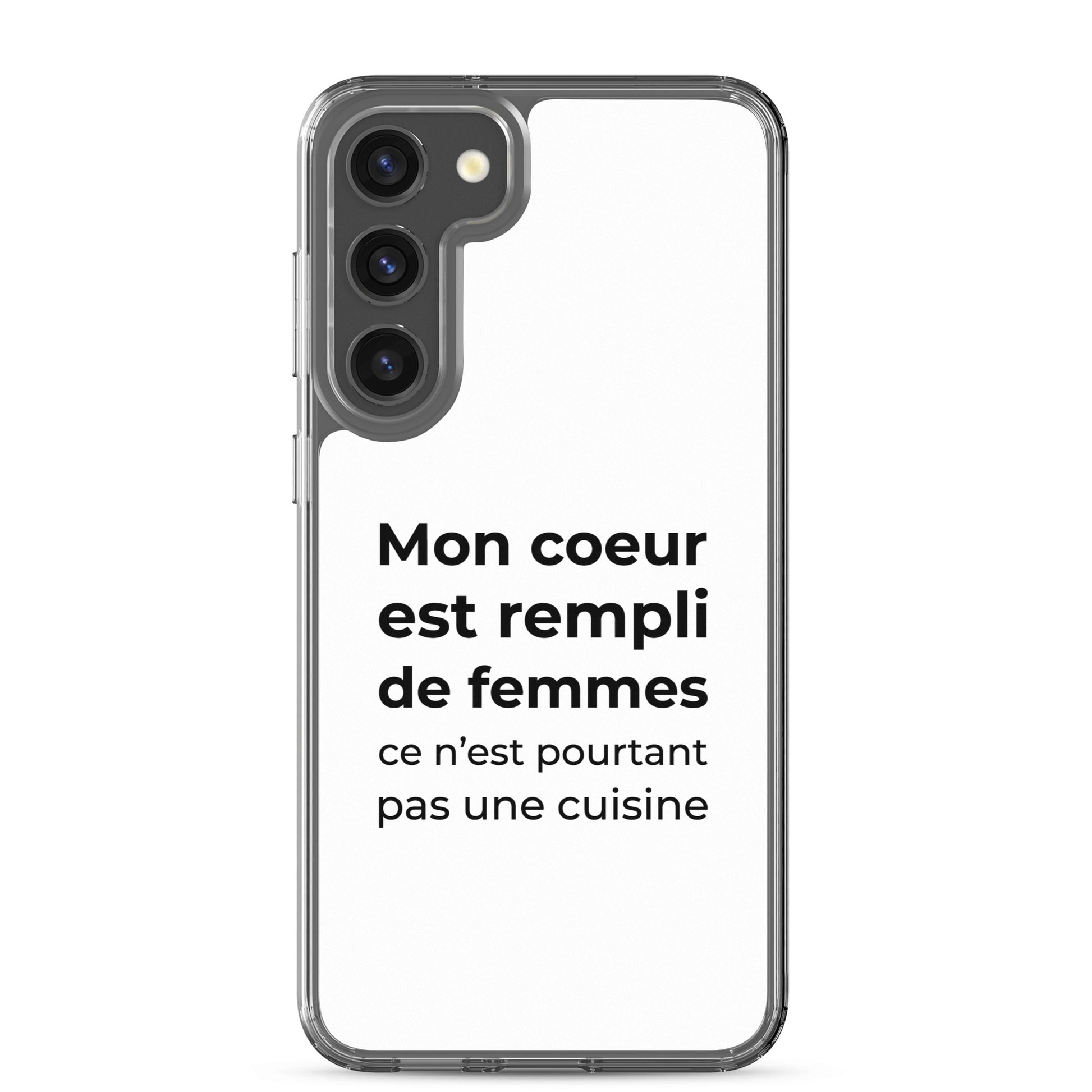 Coque Samsung Mon cœur est rempli de femmes ce n'est pourtant pas une cuisine - Sedurro