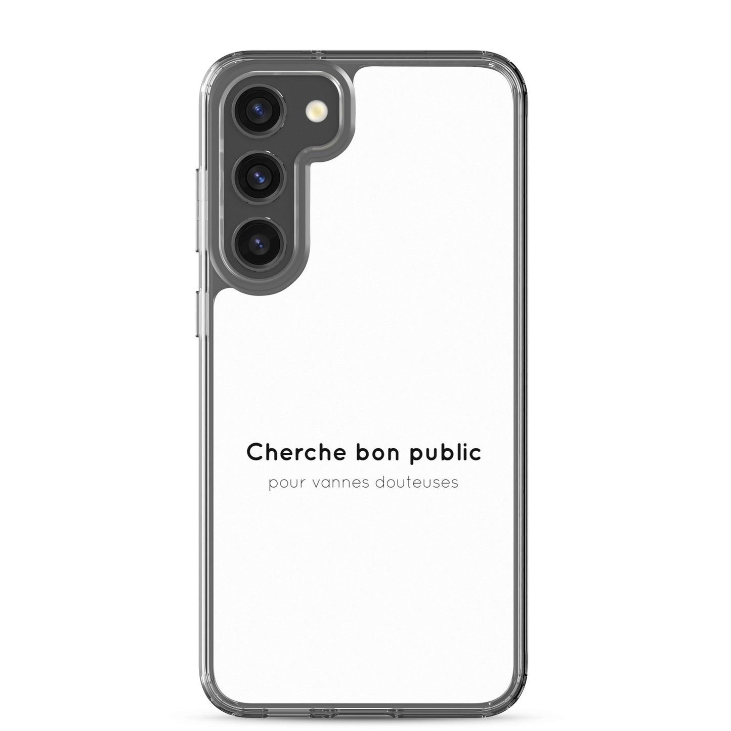 Coque Samsung Cherche bon public pour vannes douteuses - Sedurro