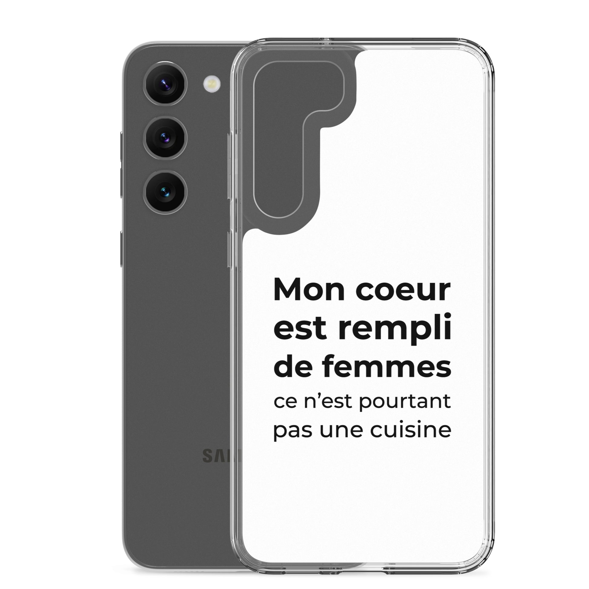 Coque Samsung Mon cœur est rempli de femmes ce n'est pourtant pas une cuisine - Sedurro