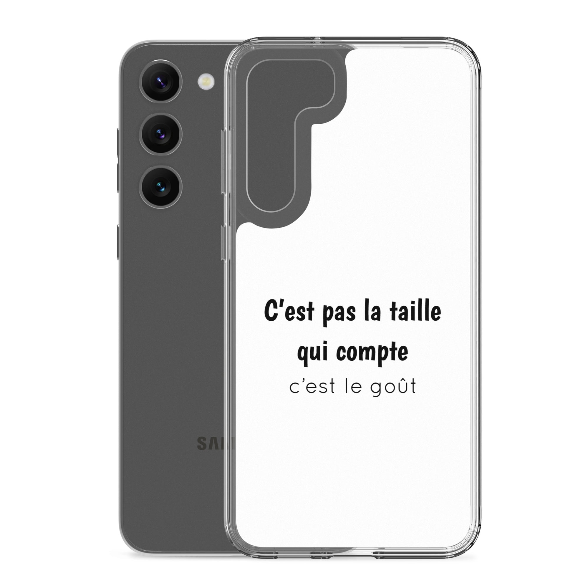 Coque Samsung C'est pas la taille qui compte c'est le goût - Sedurro