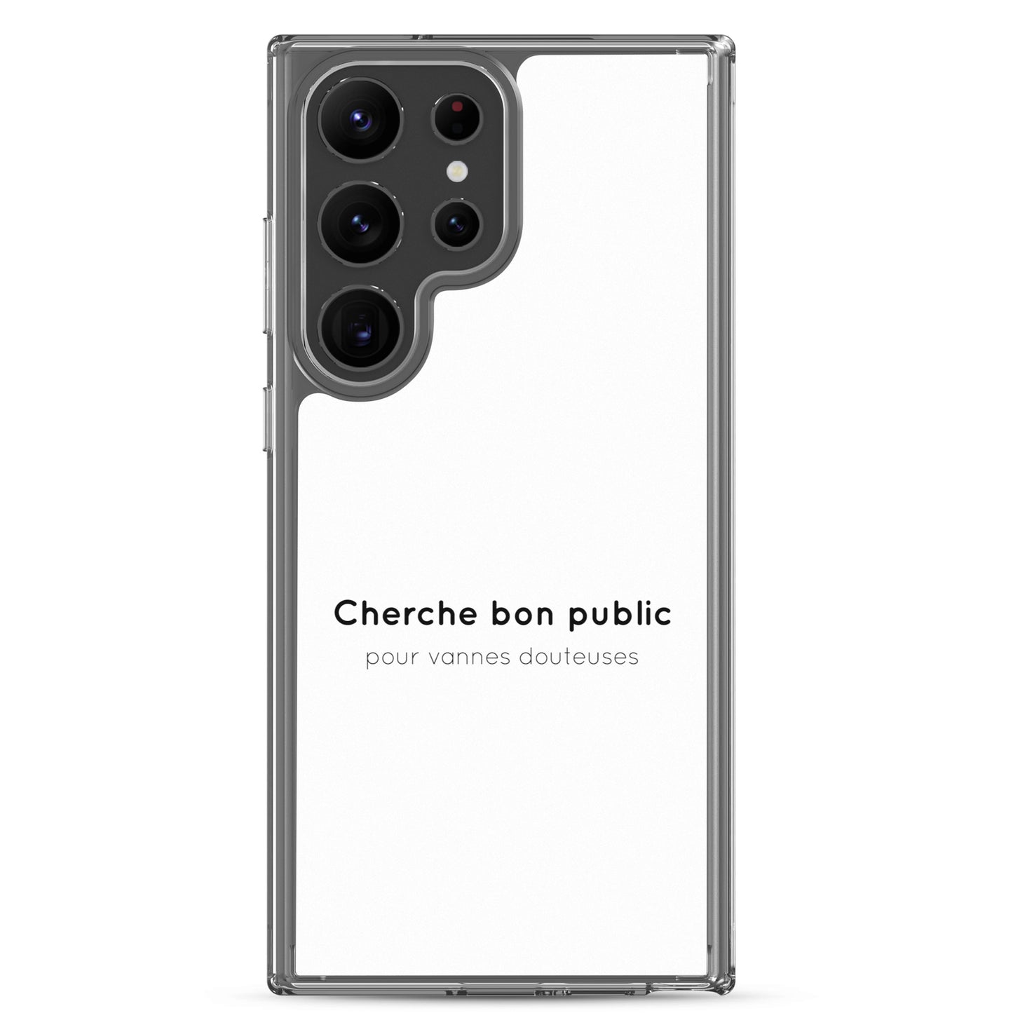 Coque Samsung Cherche bon public pour vannes douteuses - Sedurro