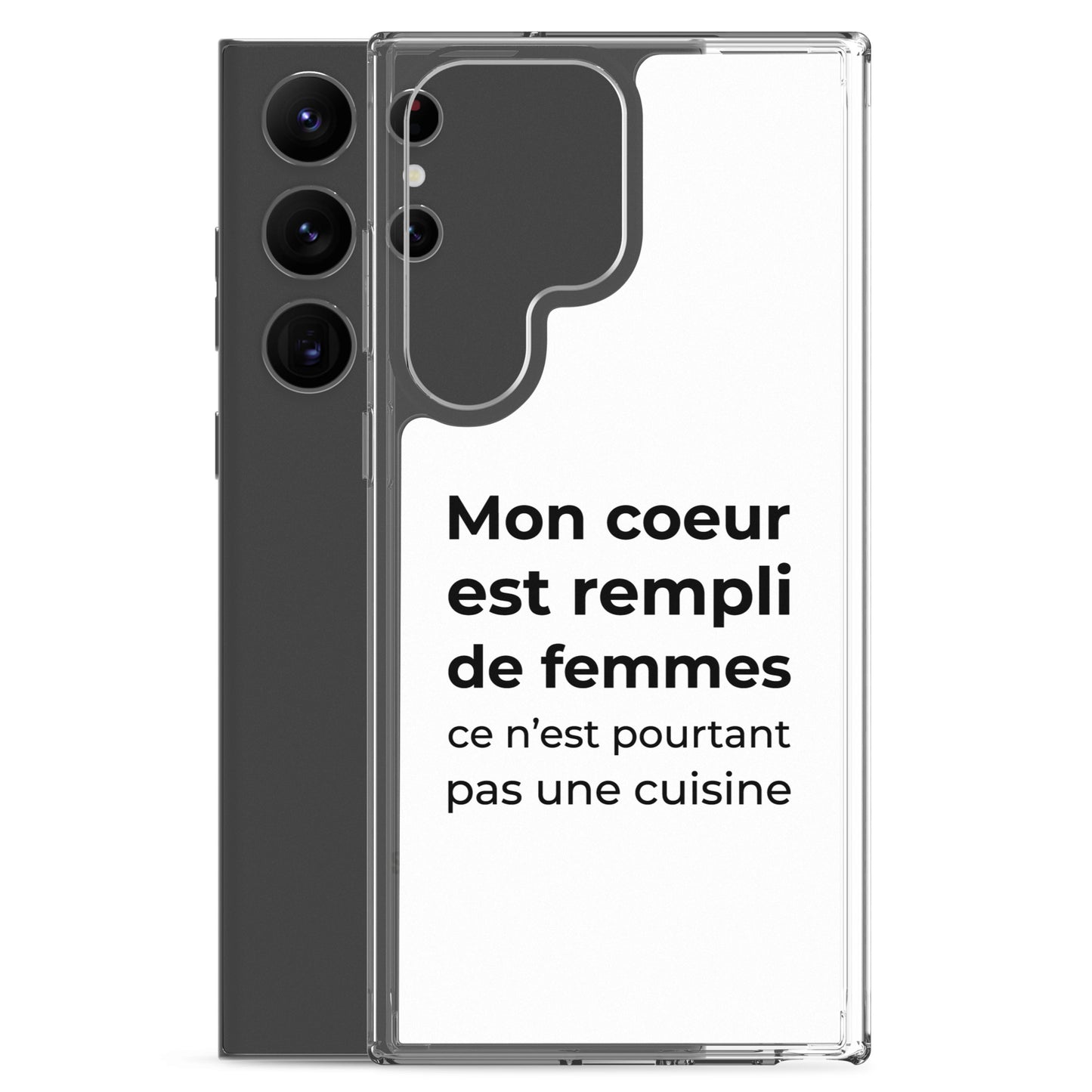 Coque Samsung Mon cœur est rempli de femmes ce n'est pourtant pas une cuisine - Sedurro