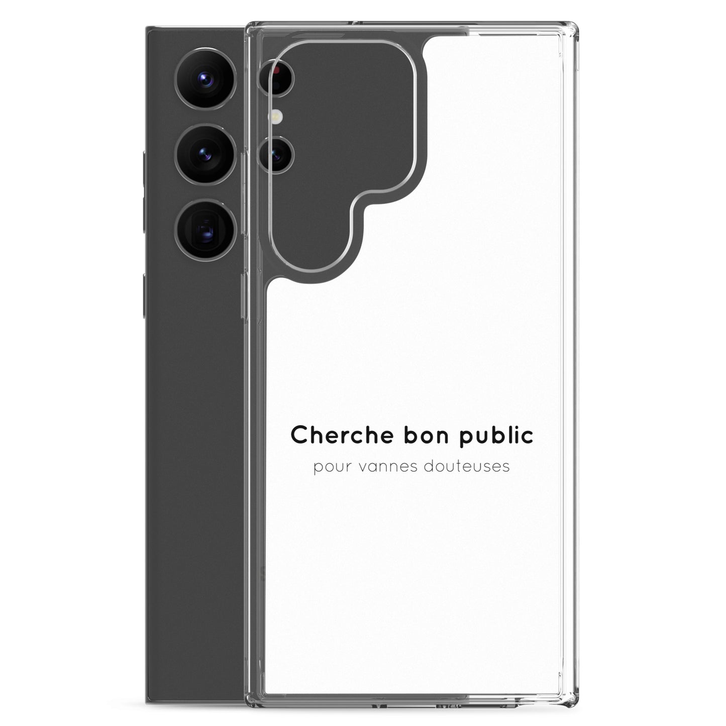 Coque Samsung Cherche bon public pour vannes douteuses - Sedurro