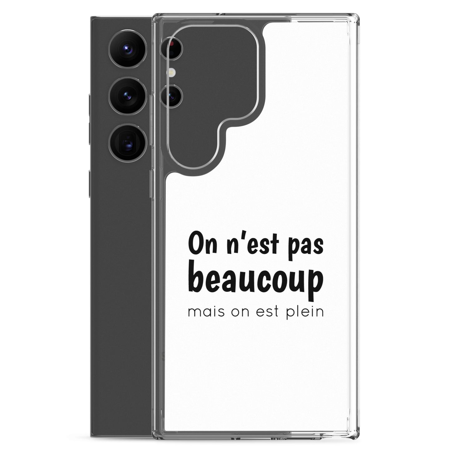 Coque Samsung On n'est pas beaucoup mais on est plein - Sedurro